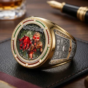 Iron Maiden 3D Engraved Ring - TMTHU9569