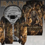 Iron Maiden 3D Fleece Zip Hoodie – TMTHU9436
