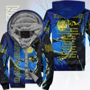 Iron Maiden 3D Fleece Zip Hoodie - HOATT21250