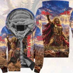 Iron Maiden 3D Fleece Zip Hoodie - HOATT21252