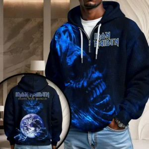 Iron Maiden 3D Unisex Waffle Hoodie - TMTHU9341