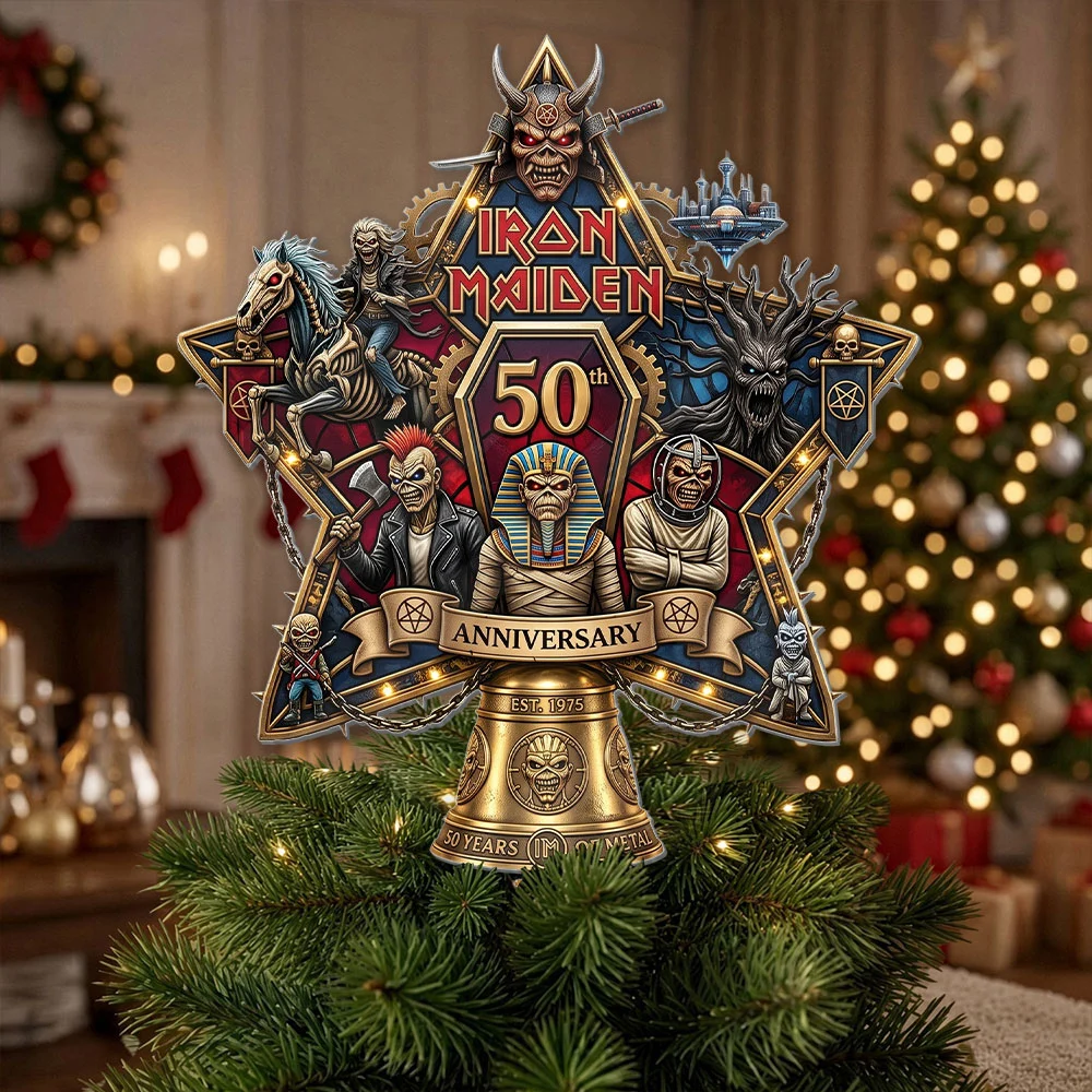 Iron Maiden Christmas Tree Topper - TMTHU9683