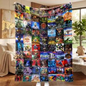 Iron Maiden Fleece Blanket - TMTHU9151