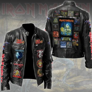 Iron Maiden Motorcycle Leather Jacket - TMTHU9482