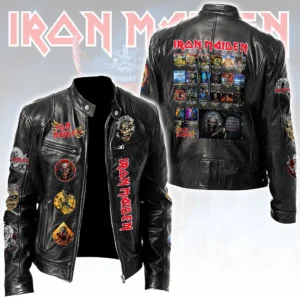 Iron Maiden Motorcycle Leather Jacket - HOATT20802