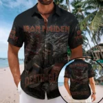Iron Maiden Short Sleeve Button-Down Shirt – TMTHU9005