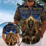 Iron Maiden Short Sleeve Button-Down Shirt – TMTHU9040