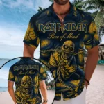 Iron Maiden Short Sleeve Button-Down Shirt – TMTHU9096