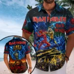 Iron Maiden Short Sleeve Button-Down Shirt – TMTHU9199