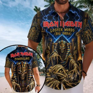Iron Maiden Short Sleeve Button-Down Shirt - TMTHU9405