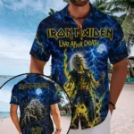 Iron Maiden Short Sleeve Button-Down Shirt – TMTHU9476