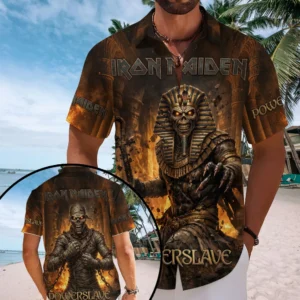 Iron Maiden Short Sleeve Button-Down Shirt - TMTHU9572