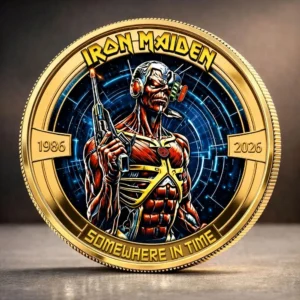 Iron Maiden Somewhere In Time 40th Anniversary Commemorative Coin - TANTN25335