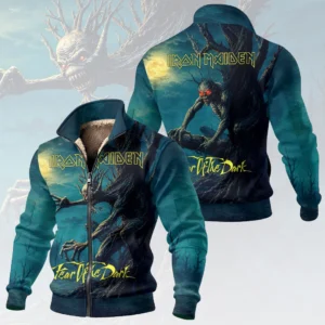 Iron Maiden Thick Knit Fleece Jacket - HOATT20897
