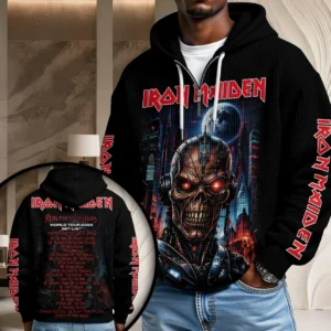 Iron Maiden Tour 2026 3D Unisex Waffle Hoodie - TANTN25717