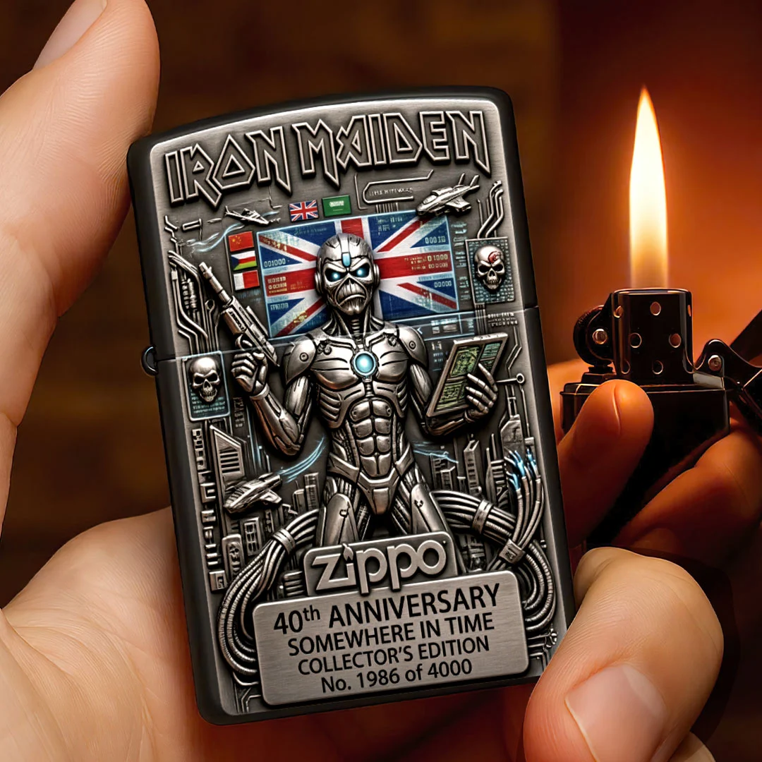 Iron Maiden Zippo Lighter Case (No Insert) - TMTHU9684