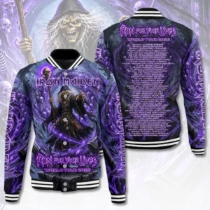 Iron Maiden 2026 World Tour Varsity Jacket - HOATT21183