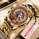 Iron Maiden Alloy Luxury Quartz Watch – TMTHU9422