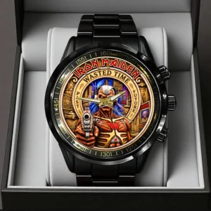 Iron Maiden Black Stainless Steel Watch - TMTHU9423