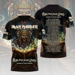 Iron Maiden 2026 World Tour 3D Apparel – HOATT21280