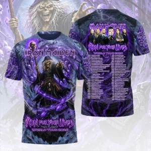 Iron Maiden 2026 World Tour 3D Apparel - HOATT21165