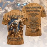 Iron Maiden 2026 World Tour 3D Apparel – HOATT20851