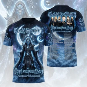 Iron Maiden 2026 World Tour 3D Apparel - HOATT20949