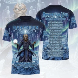 Iron Maiden 2026 World Tour 3D Apparel - HOATT21025