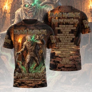 Iron Maiden 2026 World Tour 3D Apparel - HOATT21013