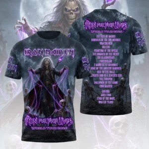 Iron Maiden 2026 World Tour 3D Apparel - HOATT21029