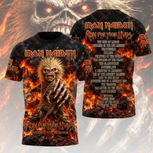 Iron Maiden 2026 World Tour 3D Apparel - HOATT21067
