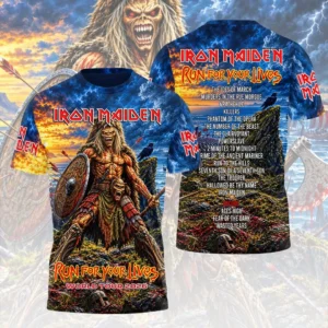 Iron Maiden 2026 World Tour 3D Apparel - HOATT21126