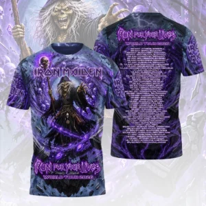 Iron Maiden 2026 World Tour 3D Apparel - HOATT21147