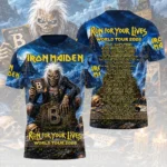Iron Maiden 2026 World Tour 3D Apparel – HOATT21179
