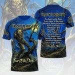 Iron Maiden 2026 World Tour 3D Apparel – HOATT21290