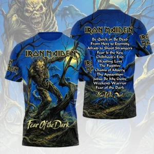Iron Maiden 2026 World Tour 3D Apparel – HOATT21290