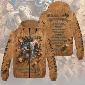 Iron Maiden 2026 World Tour 3D Windbreaker Jacket - HOATT21087