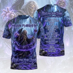 Iron Maiden 2026 World Tour 3D Apparel - HOATT21010