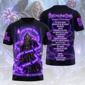 Iron Maiden 2026 World Tour 3D Apparel - HOATT21011