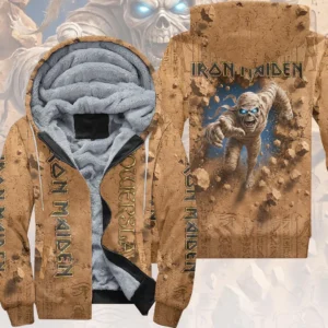 Iron Maiden 3D Fleece Zip Hoodie - HOATT21251
