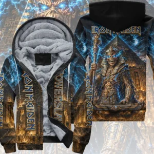 Iron Maiden 3D Fleece Zip Hoodie - HOATT21253