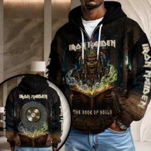 Iron Maiden 3D Unisex Waffle Hoodie - HOATT21279