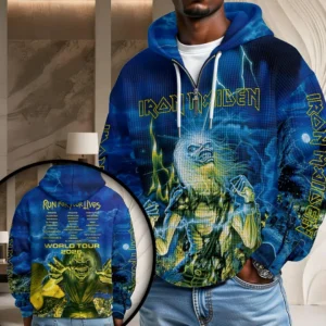 Iron Maiden 3D Unisex Waffle Hoodie - HOATT21134