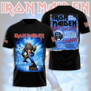 Iron Maiden Canada Tour 2026 3D Apparel - TANTN25354