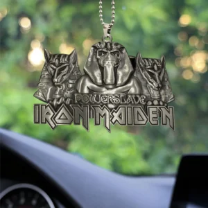 Iron Maiden Powerslave Custom shape 2-sided Acrylic Car Ornament - TANTN25361
