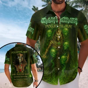 Iron Maiden Short Sleeve Button-Down Shirt - HOATT20829