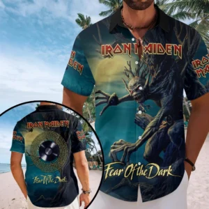 Iron Maiden Short Sleeve Button-Down Shirt - HOATT21318