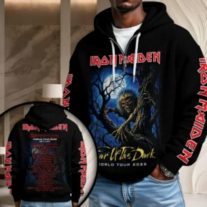 Iron Maiden Tour 2026 3D Unisex Waffle Hoodie - TANTN25718