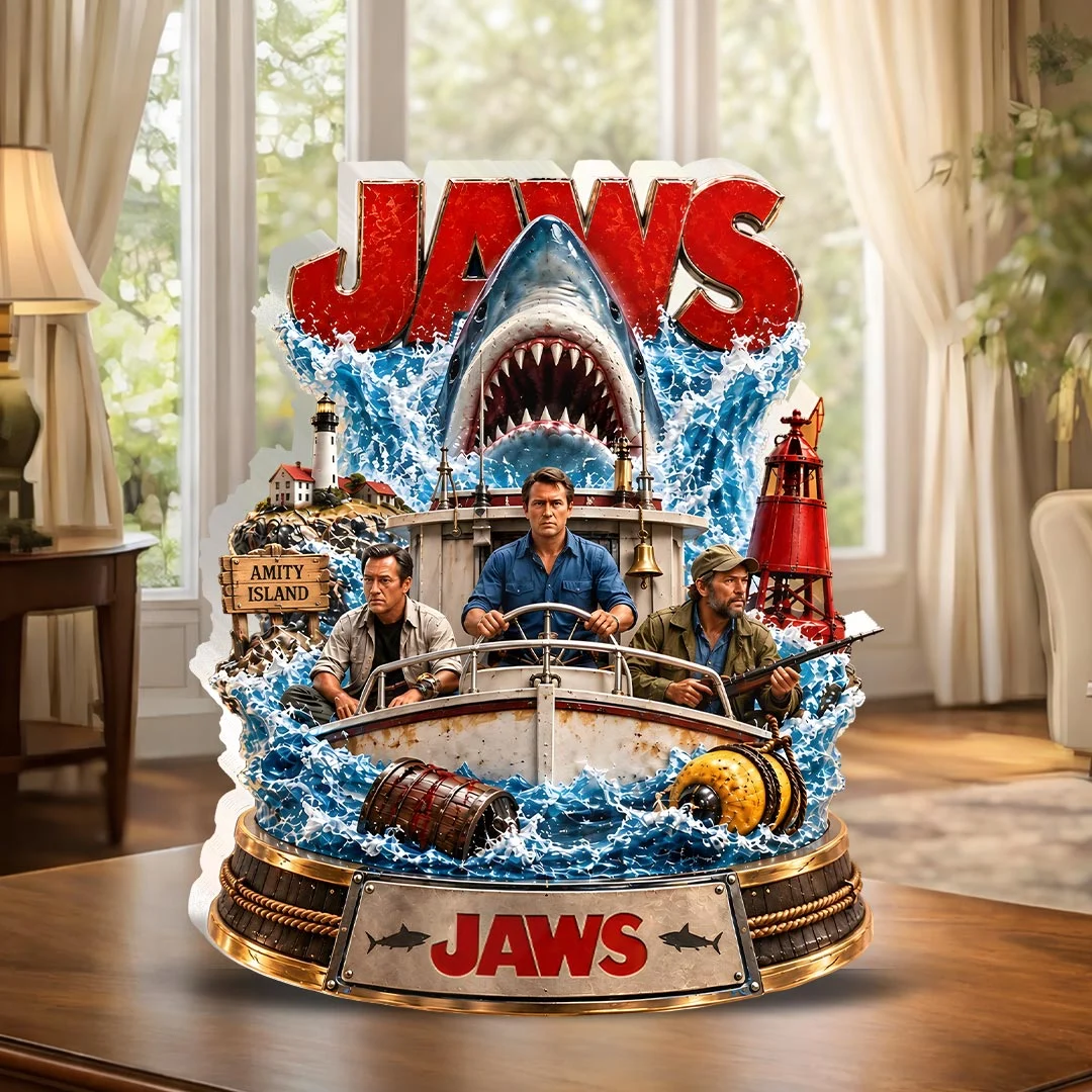 Jaws Custom Shape Acrylic Plaque - HOATT21381