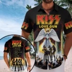 KISS Short Sleeve Button-Down Shirt – TMTHU9141